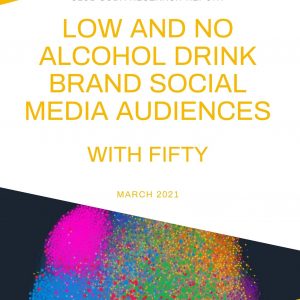 Social media audiences of low and no alcohol drink brands