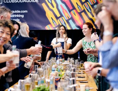Camille Vidal delivering an alcohol-free cocktail masterclass