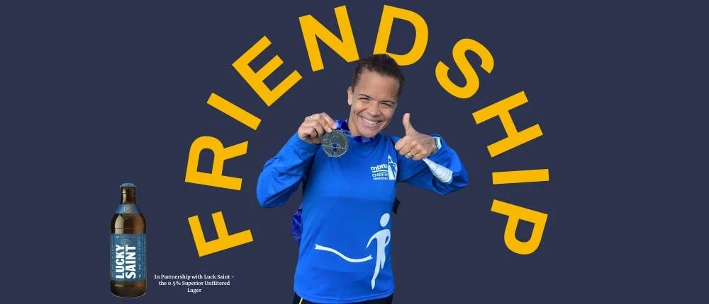 Sabrina making friends through running
