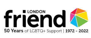 London Friend 50th Birthday logo