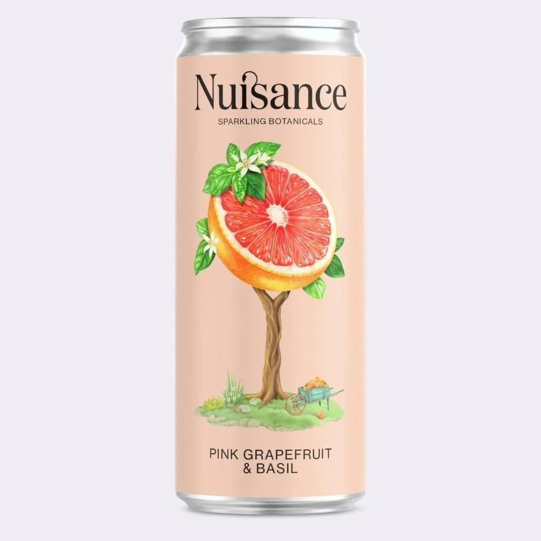 Nuisance Pink Grapefruit Basil Club Soda