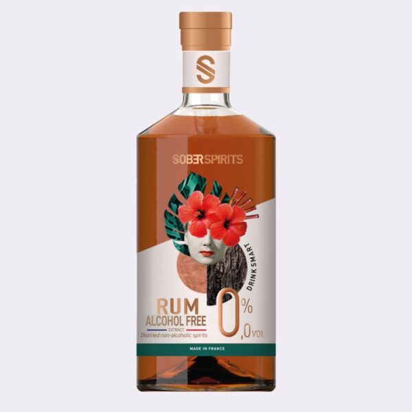 Sober Spirits Rum bottle