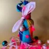 Furoshiki Gift Knot Bottle Wrapping - Small Bottles 80x80cm - Image 3