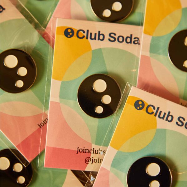 Club Soda pin badge