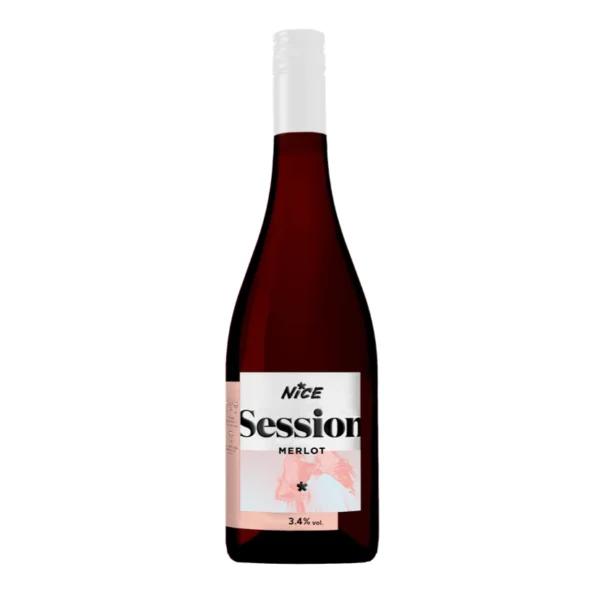Nice Session Merlot wine bottle