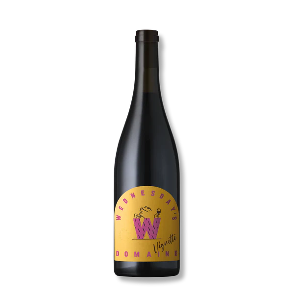 Wednesday's Domaine Vignette red wine bottle