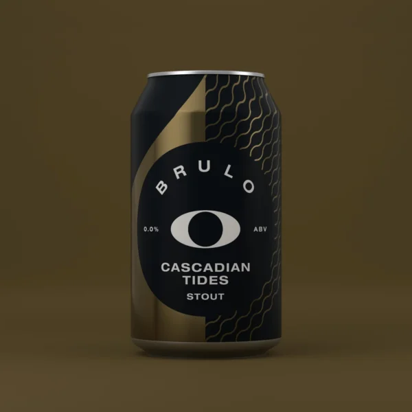 Brulo Cascadian Tides stout can