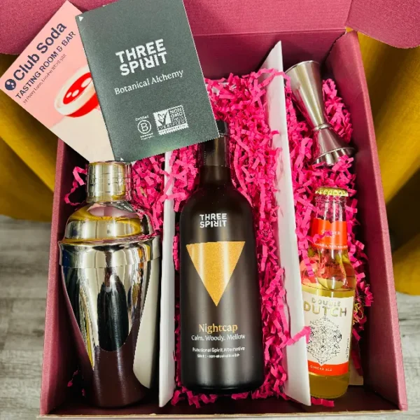 Three Spirit cocktail kit gift box