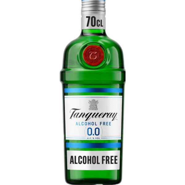 Tanqueray 0.0 alcohol-free spirit bottle